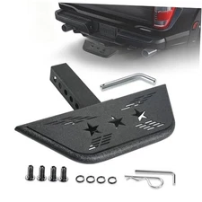 Universal Hitch Steps for Pickup Truck - Solid Trailer Hitch Step 2 Inch Stars