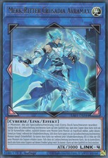 YuGiOh Mekk-Ritter Crusadia Avramax (V.2) RA01-DE044 Ultra Rare Good 1st
