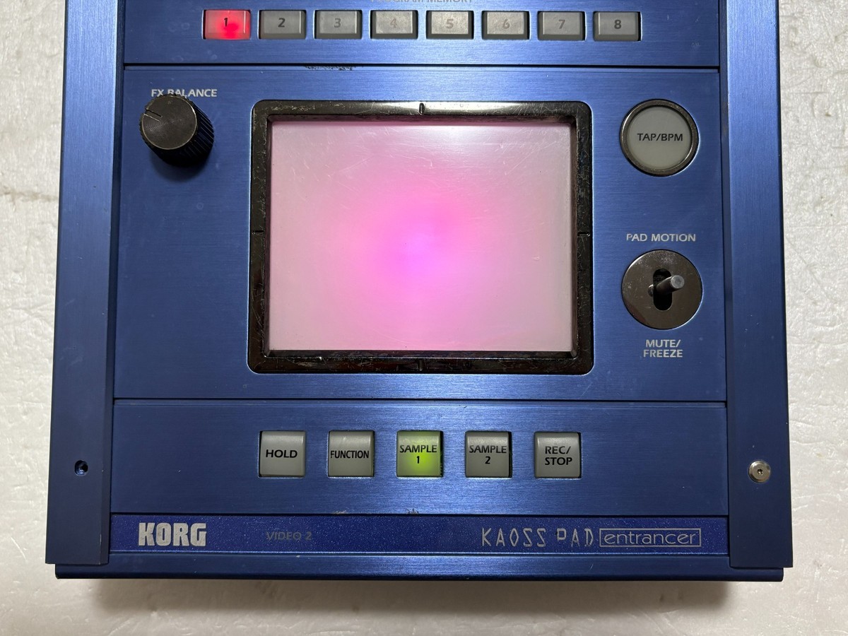 kaoss pad entrancer KPE1KORG P-10 ビデオシンセ Korg Kaoss Pad entrancer KPE1 Audio Video Processor with Power