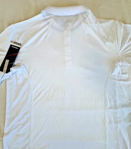 HEAD Herren Spacedye Gotham Poloshirt XL Weiß Performance Kurzarm Neu mit Etikett - Bild 19 von 20