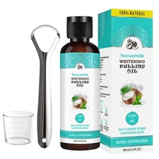 Oil Pulling with Coconut Oil & Peppermint-Oil For Oral- Care Mouthwash 100ml