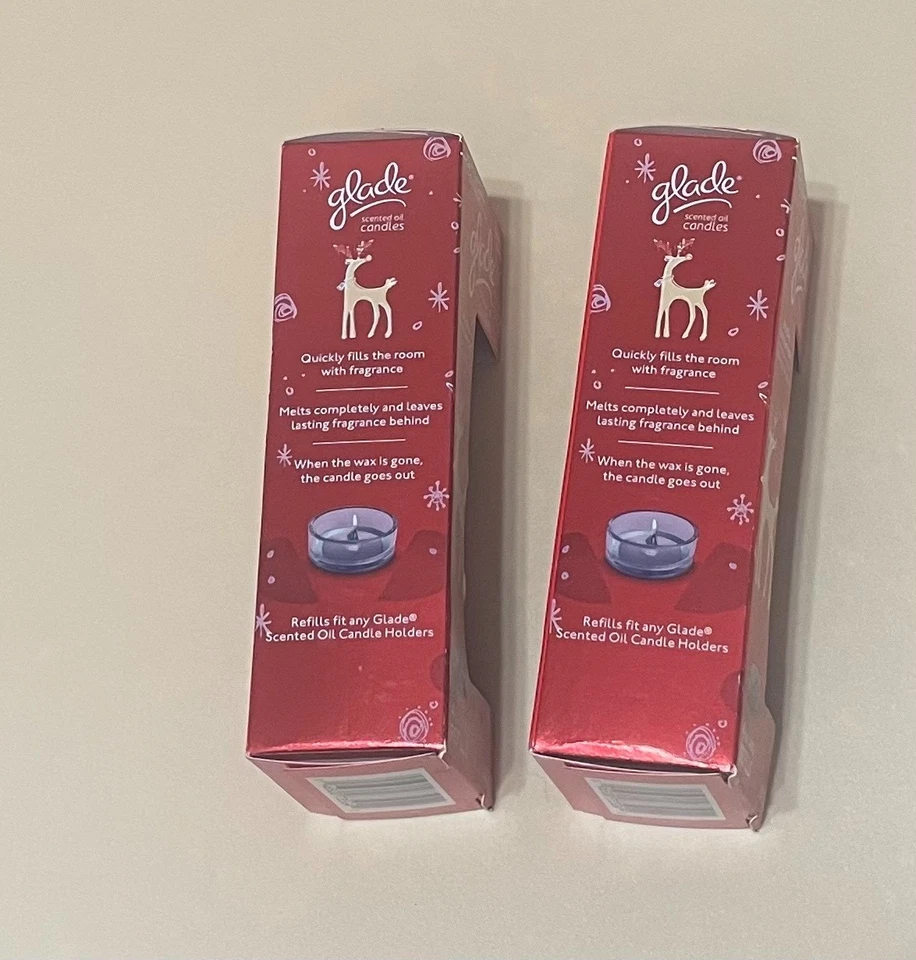 Recargas de velas de aceite perfumado GLADE retiradas 'Apple Cinnamon' en lote de 2 Foto 3 de 4