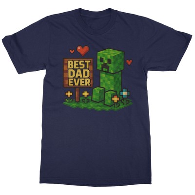 Best Dad Ever Gaming Daddy Pixel - Funny Fathers Day Unisex T-Shirt