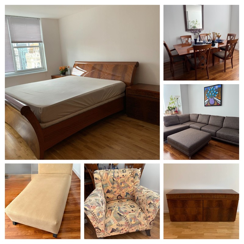 High end Italian furniture set - Bedroom, living room, dining room - Large items