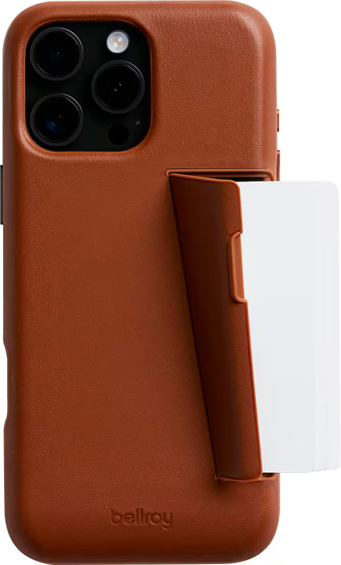 [新品未使用]❣️ ベルロイ　アイフォーン16ケース レザー　カラー　シェンナ Amazon.co.jp: Bellroy Leather Case iPhone 16 ケース - Sienna