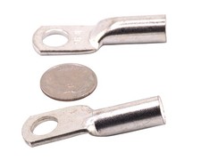2 AWG Tinned Copper Battery Cable Lugs 3/8 Ri...