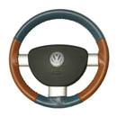 2 Tone Leather Ford Steering Wheel Cover -- You Pick Colors Wheelskins WSEFD - Picture 8 of 12