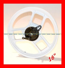 CERCHIO RUOTA ANTERIORE 6 RAZZE LEGA Ø 16 BIANCO BENELLI 50 E3 TAMBURO  70610250
