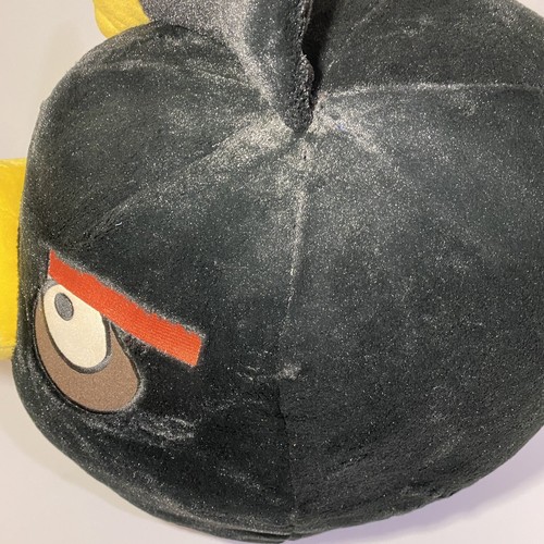 Angry Birds Jumbo 16” Black Bomb Stuffed Animal Pillow Toy Plush Commonwealth - Picture 11 of 15