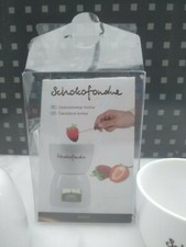 fondue Set Keramik Schoko Foundue Teelichtfondue Fondü Fondant Schokolade