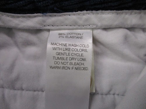 NEW Vineyard Pants Mens 28x30 Blue Corduroy Slim Fit Breaker Pant Ski Embroidery - Picture 11 of 15