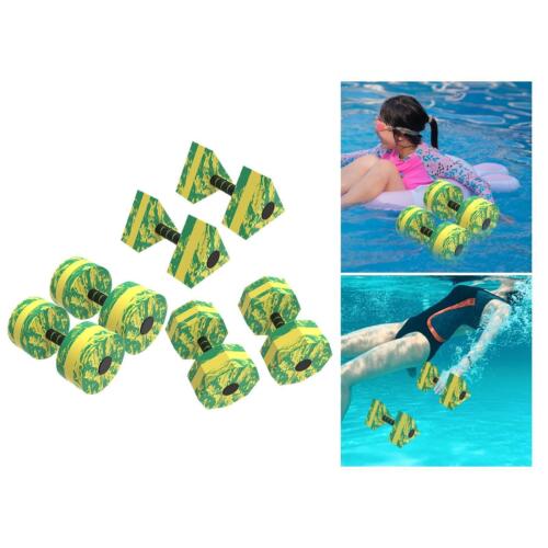 2Pcs Pool Floating Dumbbells Aqua Dumbbells for Water Aerobics Water Sports - Picture 1 of 18