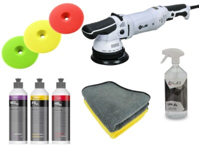 Liquid Elements T4200 Set 125mm 950Watt Exzenter Poliermaschine + Zubehör