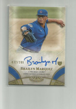 2021 Topps Tier One Break Out Autographs #BOABMA Brailyn Marquez  032/289