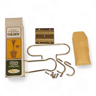 Vintage Tennis Equipment Caddy by The Bilt-Well Company Inc., 1950s Original Box