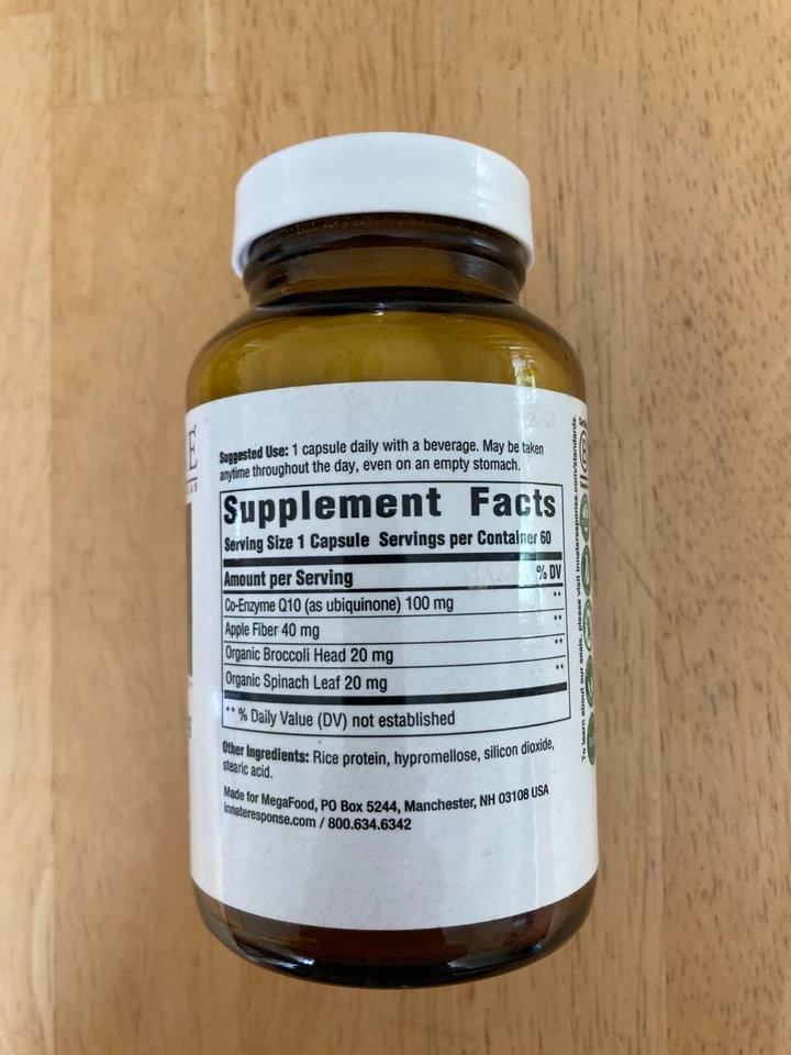 Innate Response CoQ10 100mg Supports Cellular Energy 60 Capsules - Image 2 of 2