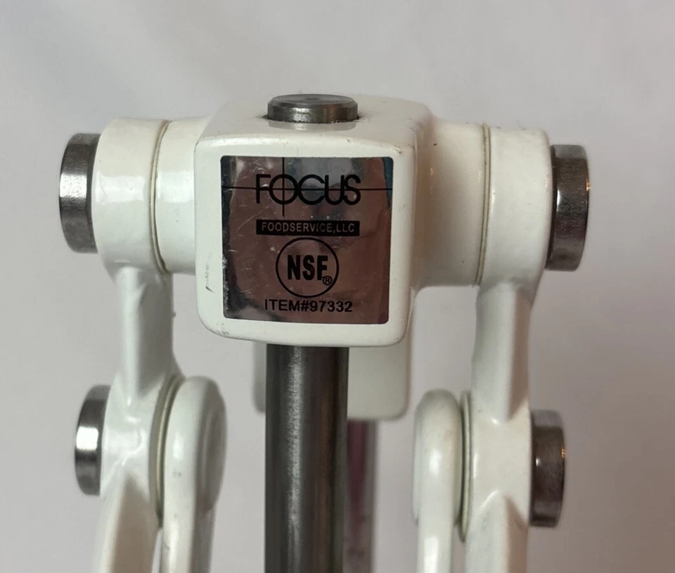 Exprimidor blanco Focus Foodservice NSF 97332 grado comercial prensa de jugos de alta resistencia Foto 2 de 4