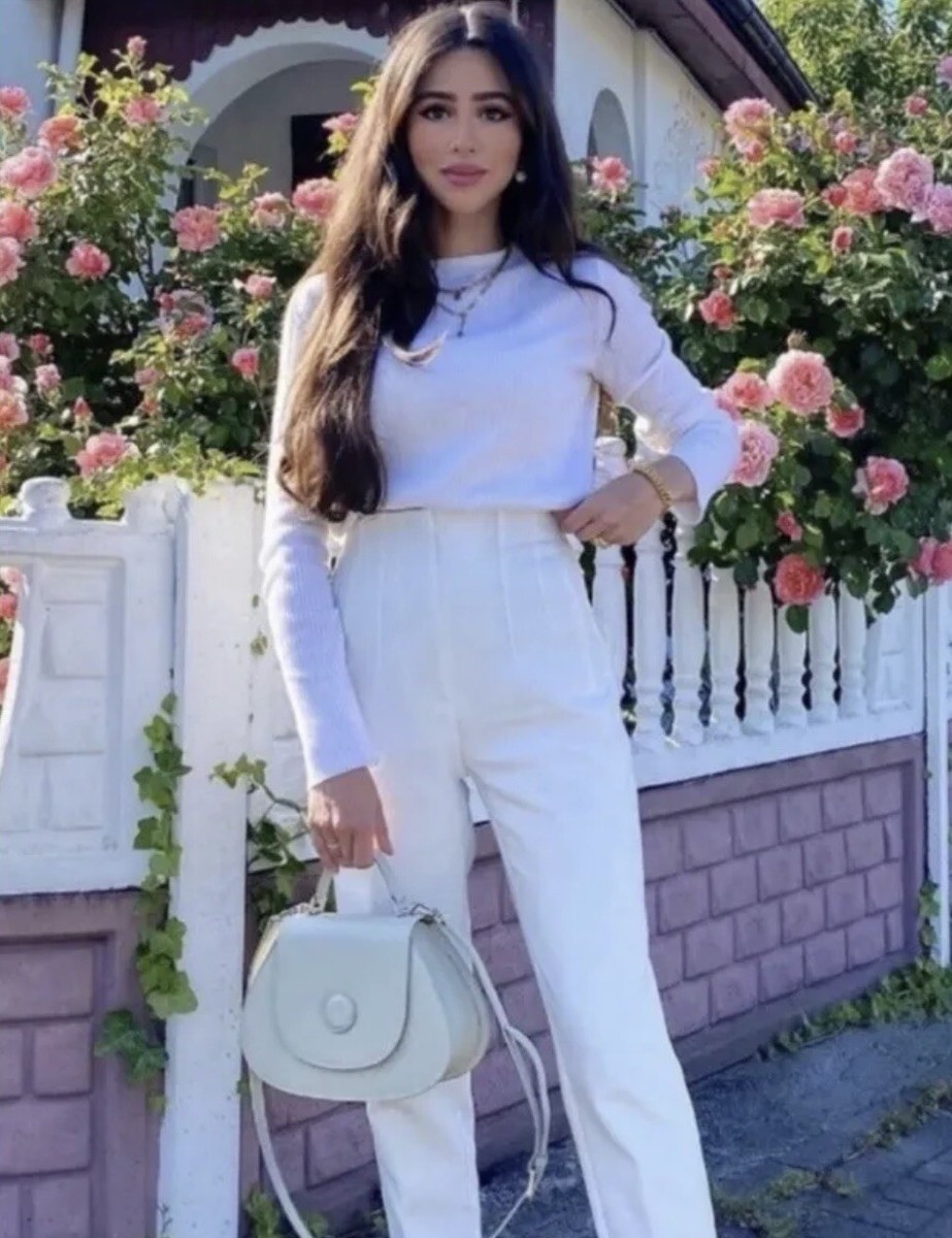 パンツ   Woman Pants White LV044B623G YAS Sandra White High-Rise Wide Leg Jeans | GUESS Factory
