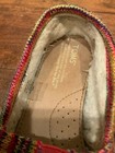 TOMS Multicolor Striped Knit Classic Flats W/ Faux Shearling Lining, Size 7 (US) — photo 4