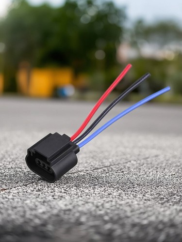 Two Harness Head Light Bulb Plug Repair Socket Wire Pigtail Female P 9008 H13 Q0 - Picture 10 of 10