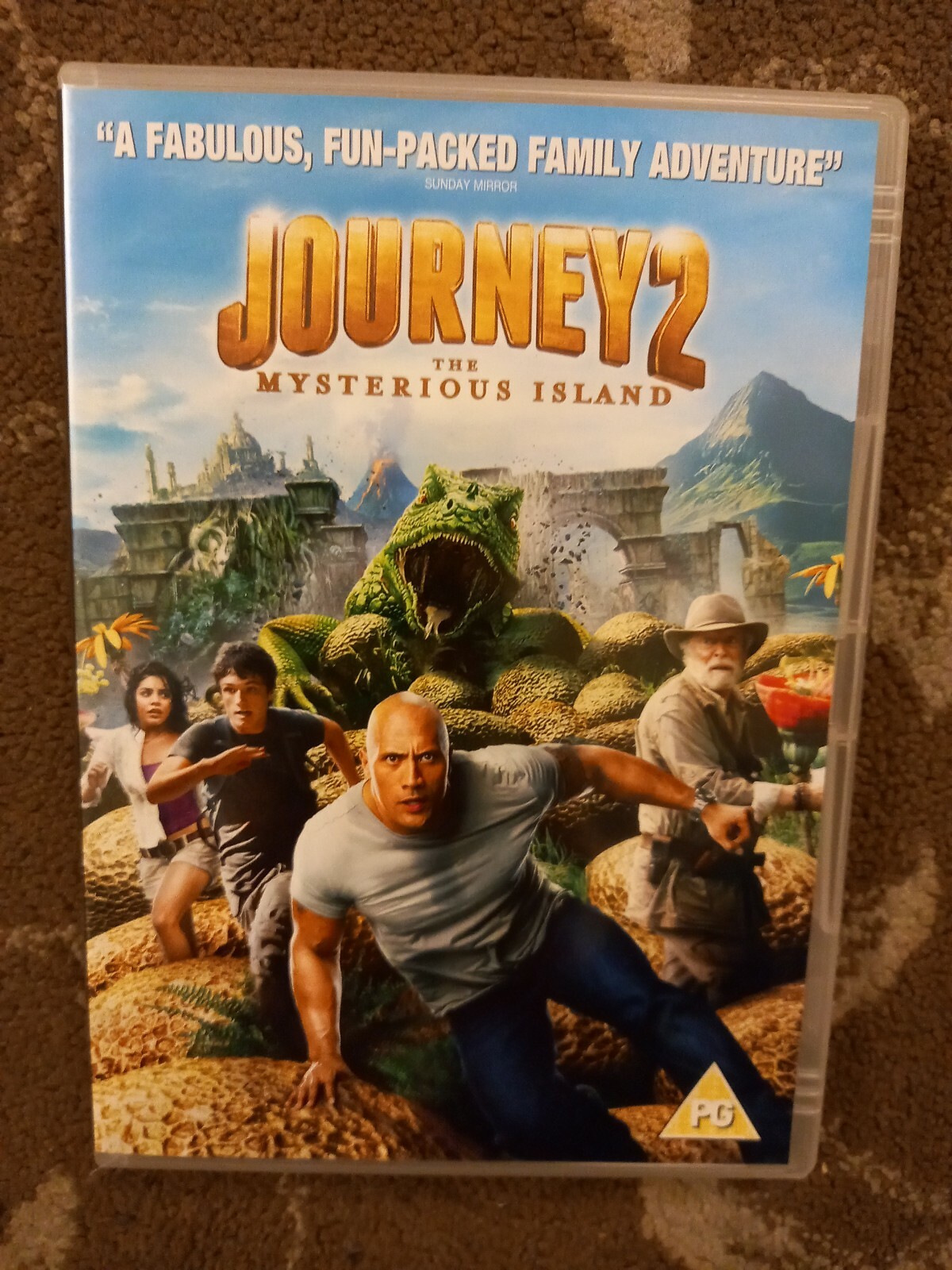 JOURNEY 2 THE MYSTERIOUS ISLAND DVD DWAYNE THE ROCK JOHNSON