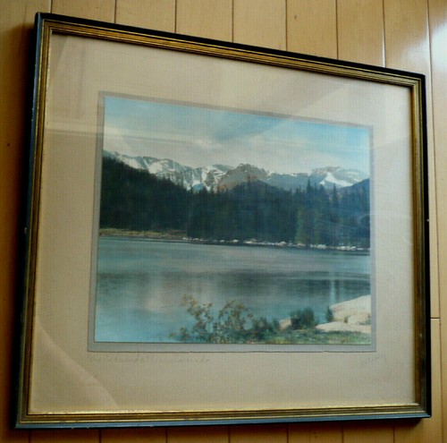 STANDLEY, Colorado Springs LISTED hand tinted ANTIQUE COLORED PHOTOGRAPHY LAKE - 第 1/12 張圖片