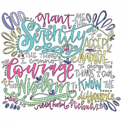 ALTRA T Shirt dalla S alla 2XL 3XL PREGHIERA DELLA SERENITÀ aa ispirazione divertente adulto