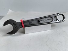 INDESTRO OPEN + BOX Wrench, 5/8" Open x 9/16" 12pt Box, USA Made - Pink Tag