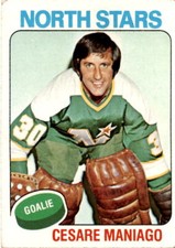 1975-76 Topps #261 Cesare Maniago Minnesota North Stars