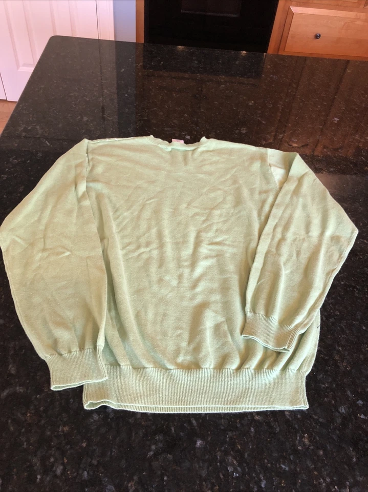 Suéter Gymboree Boys Grande (10) Verde Aguacate Argyle, ¡Nuevo! Foto 4 de 4