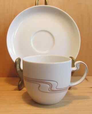 Rosenthal Asimmetria Rosenthal Weißgold Kaffeetasse 2tlg.Kuchenteller Auswahl