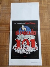 La carica dei 101 (Walt Disney) Locandina originale italiana. Cm 35x70. Rara !