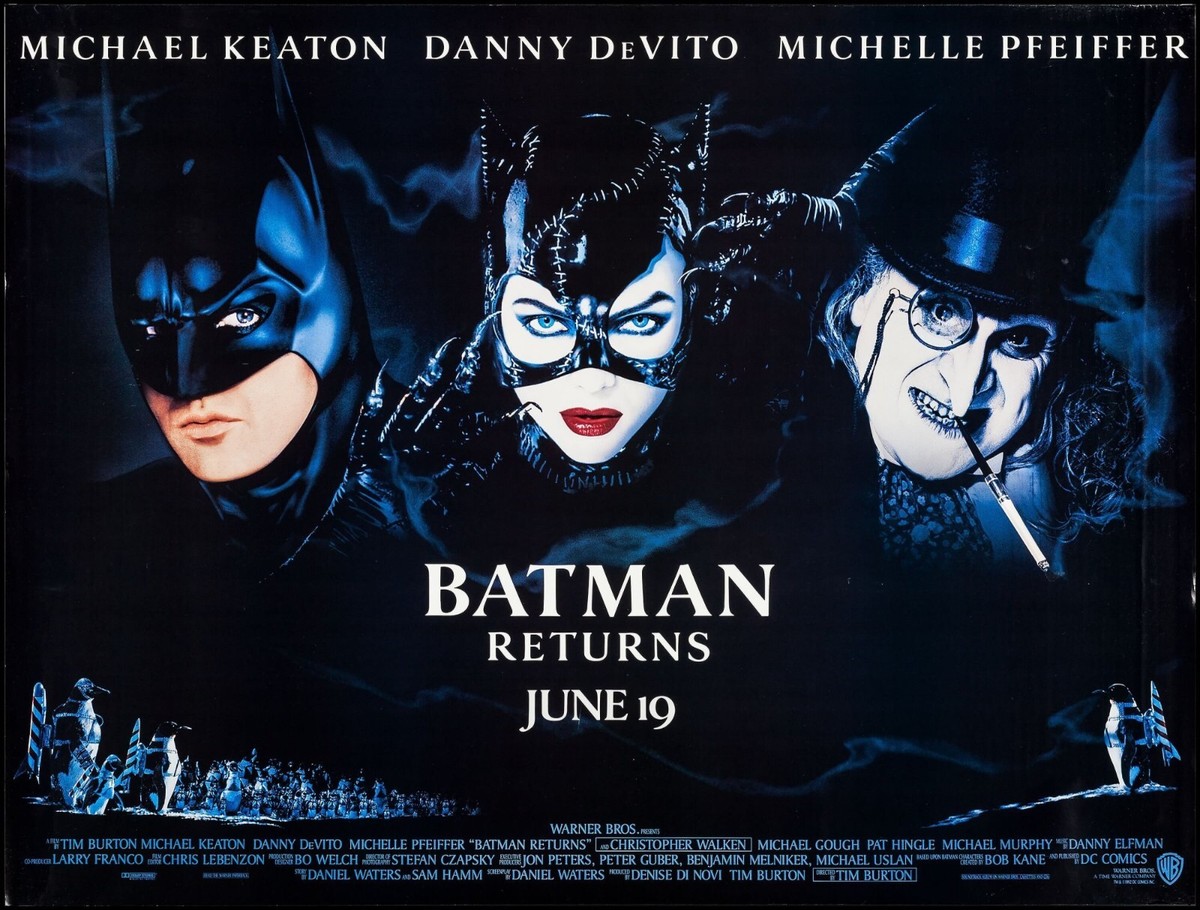 映画『バットマン リターンズ』1992年 映画ポスター B2サイズ Batman Returns (1992) Original Japanese Movie Poster