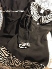 HOLIDAY EDITIONS BLACK AND WHITE ZEBRA DRESS AND COAT SMALL 6/6X NWT — photo 1