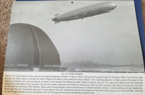 2007 Airship History Calendar, interesting facts on every date in each month - Picture 5 of 8