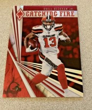 2019 Panini Phoenix Catching Fire Red #16 Odell Beckham Jr. Browns /299