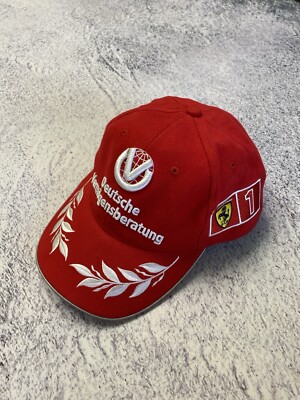 Casquette Ferrari Michael Schumacher Champion du monde 2000 et 2001