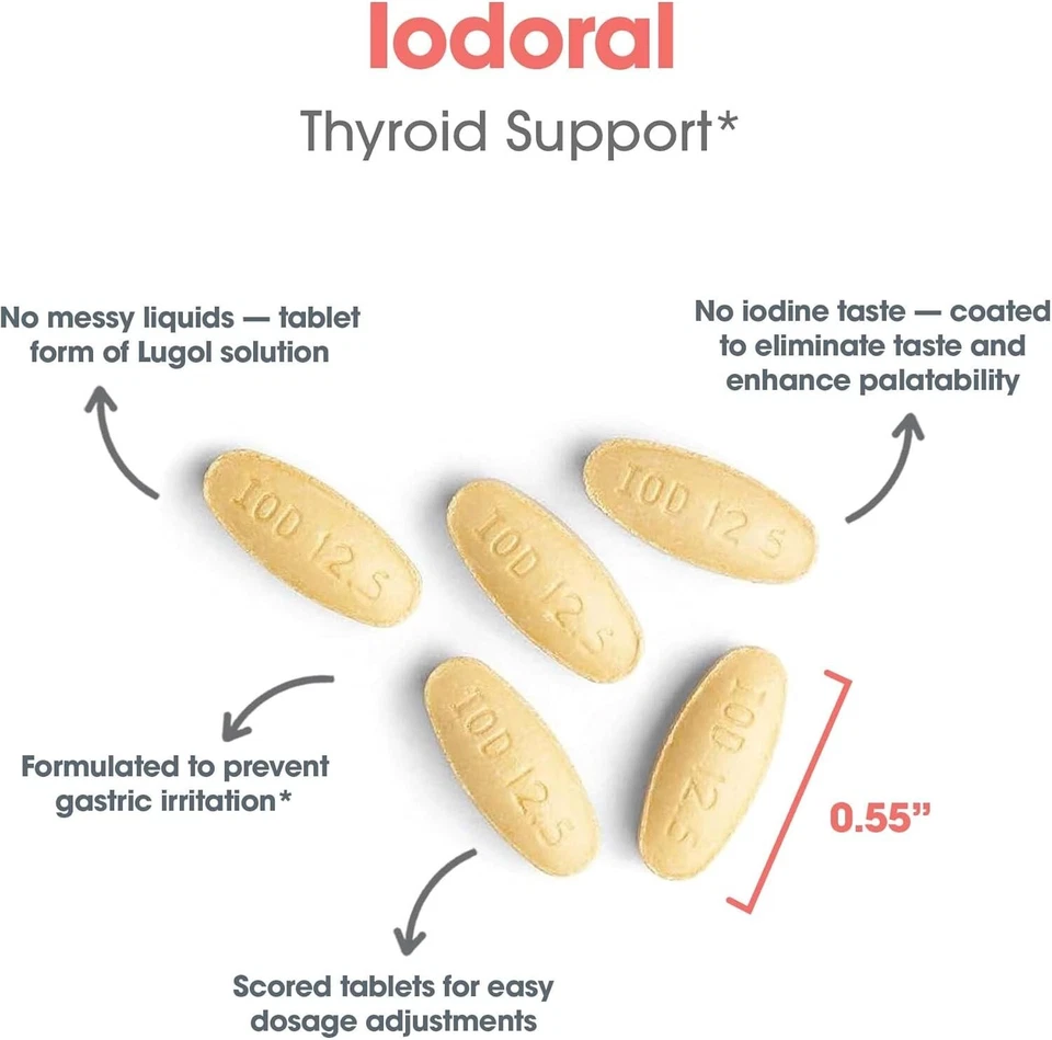 Yodoral IODO 12.5 - 180 Comprimidos Nuevo y Precintado Foto 3 de 4