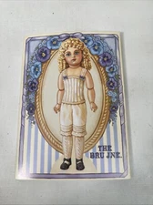 Peck-Gandre Victorian Series The Brujne Doll Card 1990 Made in USA
