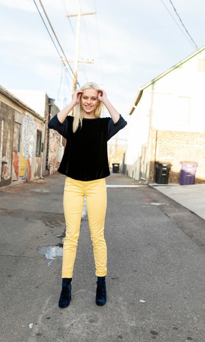 Level 99 Liza Skinny Denim-Limon - 第 2/6 張圖片