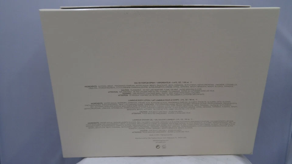 Perry Ellis para Mujer - Juego de Regalo de 3 Piezas 3.4oz EDP Spray - Loción Corporal - Gel de Ducha Foto 4 de 4