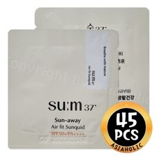 SU:M37 Sun-away Air Fit Sunquid 1ml x 45pcs 45ml Sample Sum37 Newest Version