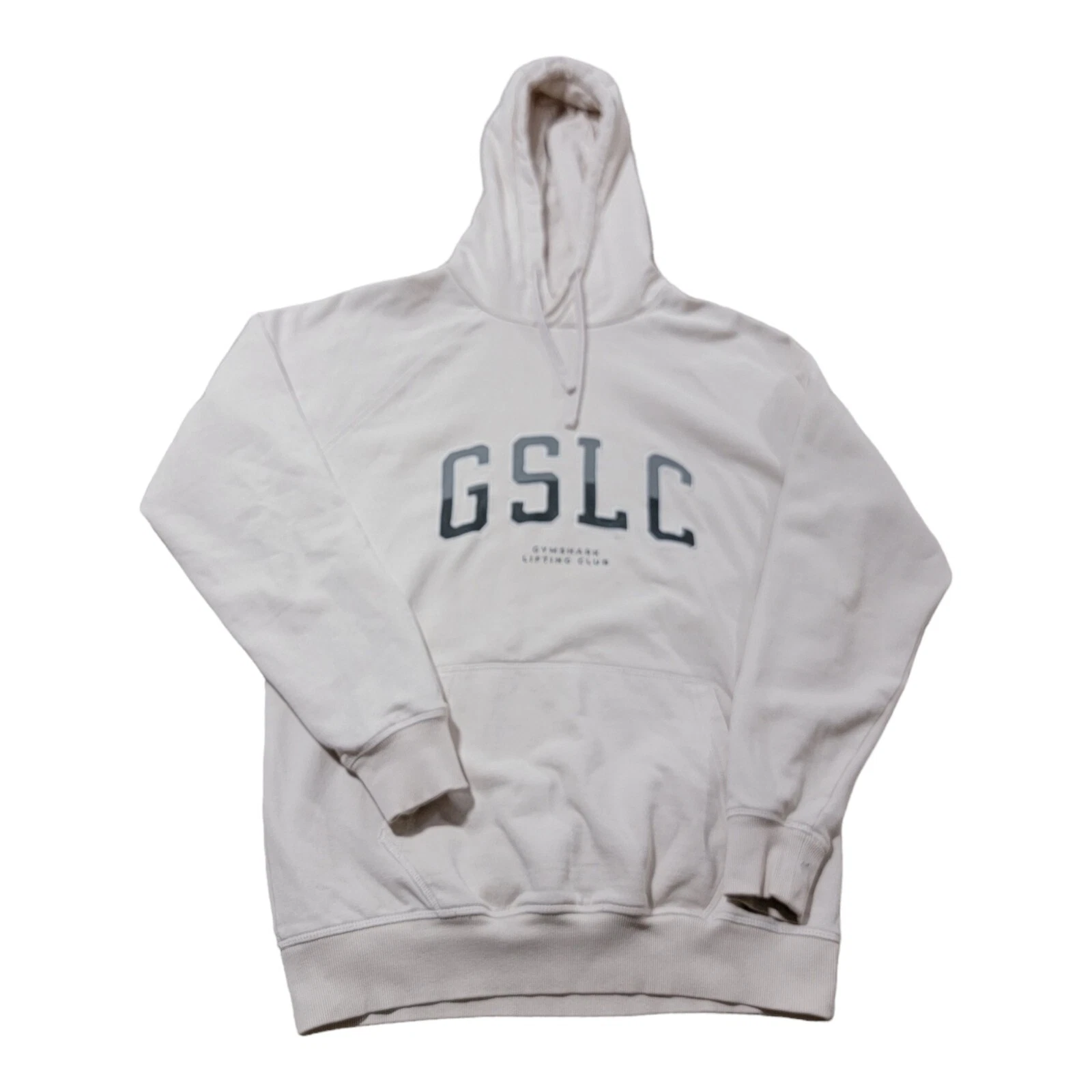 gymshark collegiate pullover cotton blend hoodie