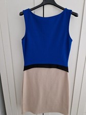 Quiz Blue And Beige Dress Size 10