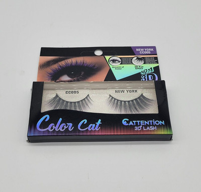 EBIN COLOR CAT 3D EYE EFFECT EYELASHES NEW YORK ACCENT OF COLOR