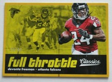 2018 Classics Full Throttle Gold #2 Devonta Freeman Atlanta Falcons 19/99