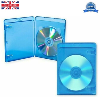 Einzelne schmale Blu-ray-Hülle 11 mm Wirbelsäulenhalterung 1 Disc leer Ersatzabdeckung SET