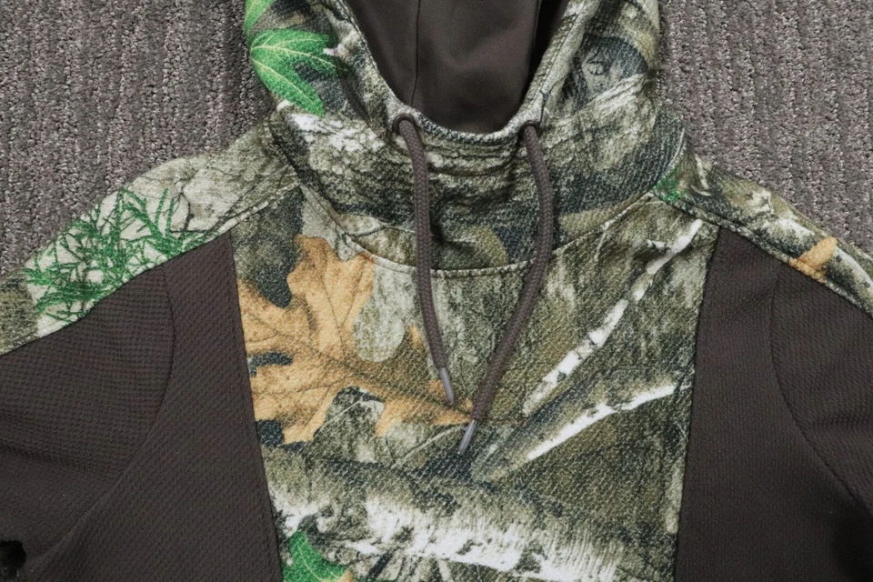 Under armour Men's Small Cold Gear Hoodie Real Tree Camo Hunting Winter Pockets - Image 4 of 4