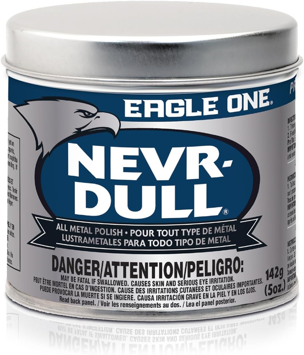 Car Polish, Nevr-Dull Wadding Metal Polish, 5 Oz