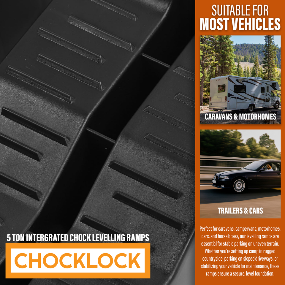 Camper Jack Blocks ChockLock Caravan & Campervan Leveling Blocks - Foto 4
